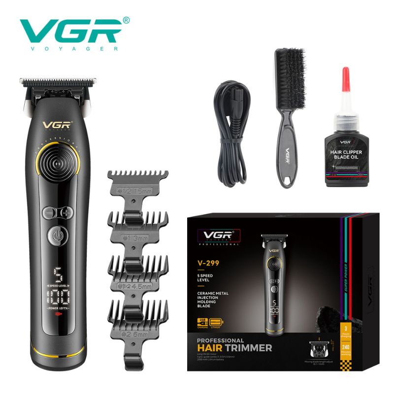 ماشین اصلاح وی جی آر مدل VGR-V299 با برش مستقیم و ۵ سطح سرعت