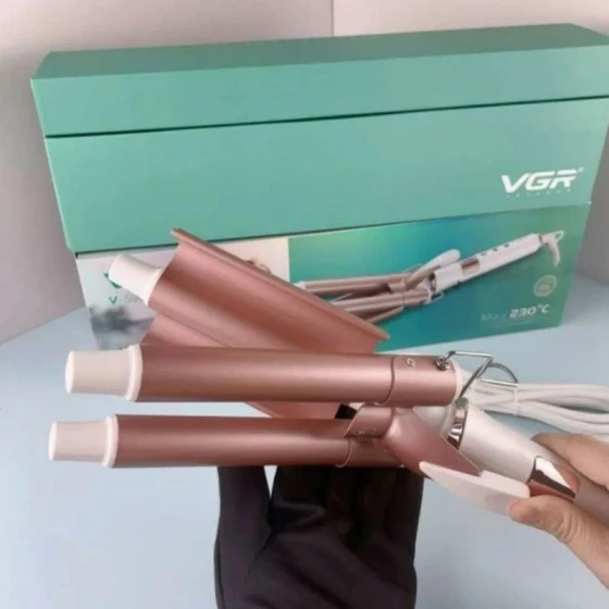 فر کننده مو حرفه‌ای اتوماتیک چرخان وی جی آر مدل V-599