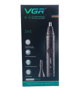 موزن گوش و بینی وی جی آر مدل VGR V-613 ضد آب دوکاره